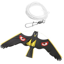 Load image into Gallery viewer, Emulation Black Bird Repellent Hawk Flying Kite Scarer Bird Repeller Pigeon Repellent Insect Pest Control for Scarecrow Garden