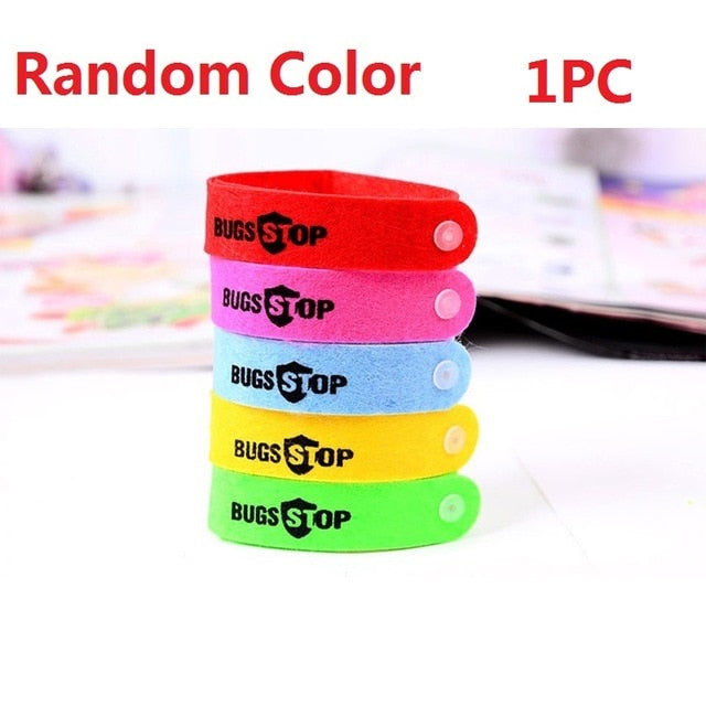 1PC/10PCS Bracelet Anti Mosquito Insect Bugs Repellent Repeller Wrist Bands Wristband Mosquitoes Pest Control dropshipping