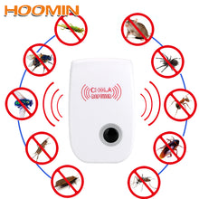 Load image into Gallery viewer, HOOMIN Rodent Control Indoor Cockroach Mosquito Insect Killer Ultrasonic Pest Repeller EU/US Plug Electronic mosquito repellent
