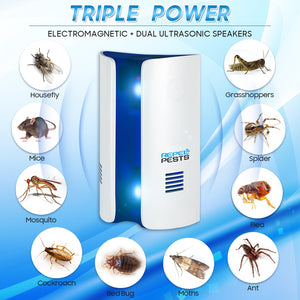 Frequency Conversion Ultrasonic Electronic Mosquito Killer Repellent Mice Cockroach Mosquitoes Moths Insect Killer Pest Control